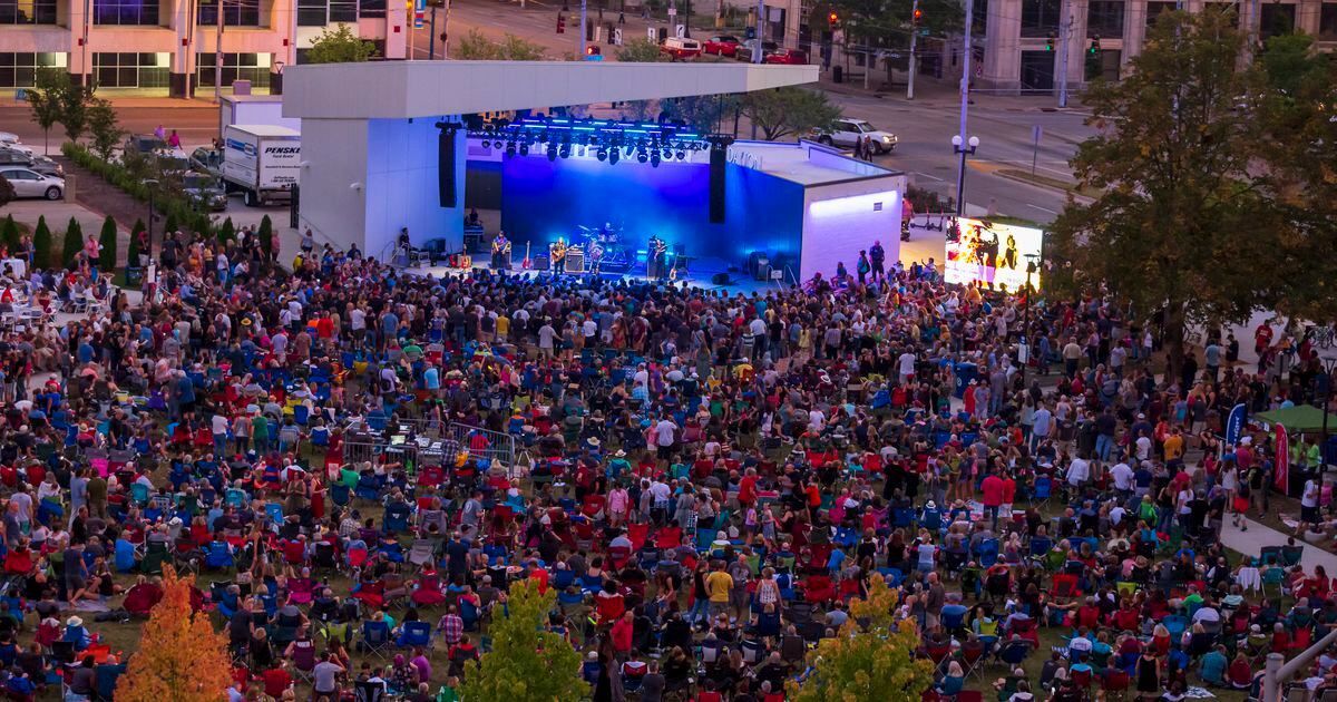 Levitt Pavilion, downtown Dayton's outdoor concert venue, announced
