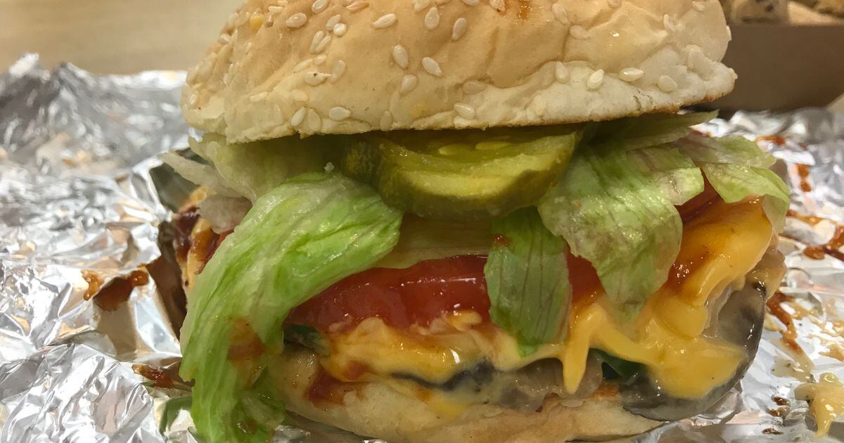 National Cheeseburger Day in Dayton Veggie alternative at Five Guys
