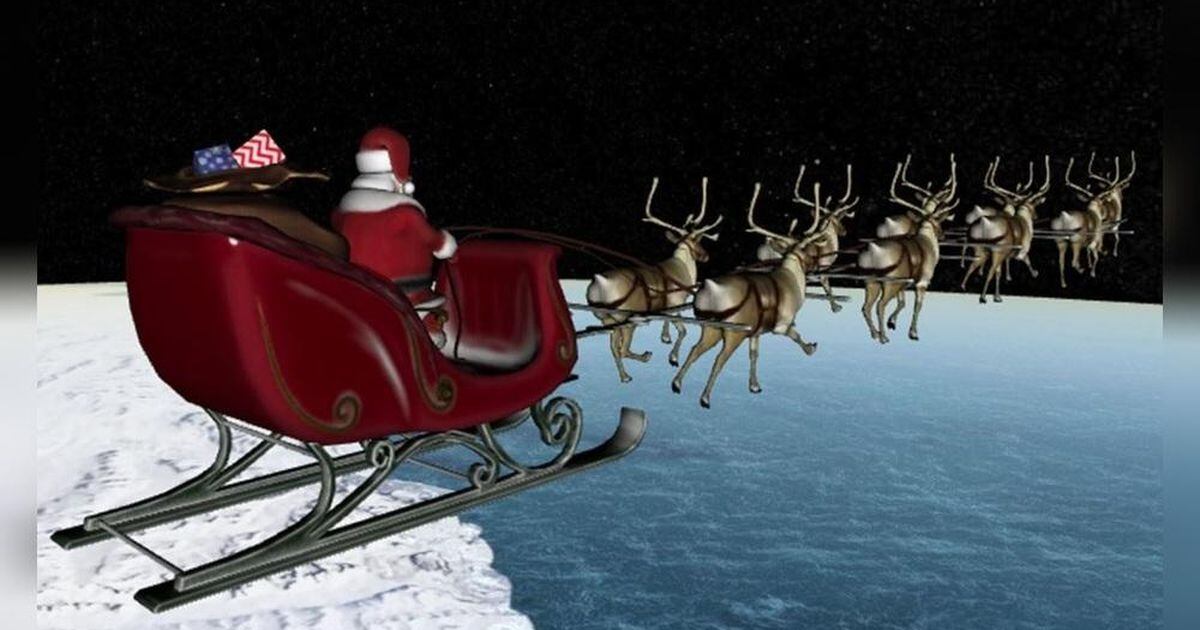NORAD Santa Tracker Follow Santa Claus with satellites and radar