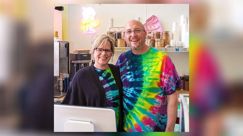 Curt and Melanie Turner are the new owners of 3 Dips Ice Cream Shoppe in downtown Miamisburg. The business, which is located at 33A S. Main St., opened in 2008. CONTRIBUTED