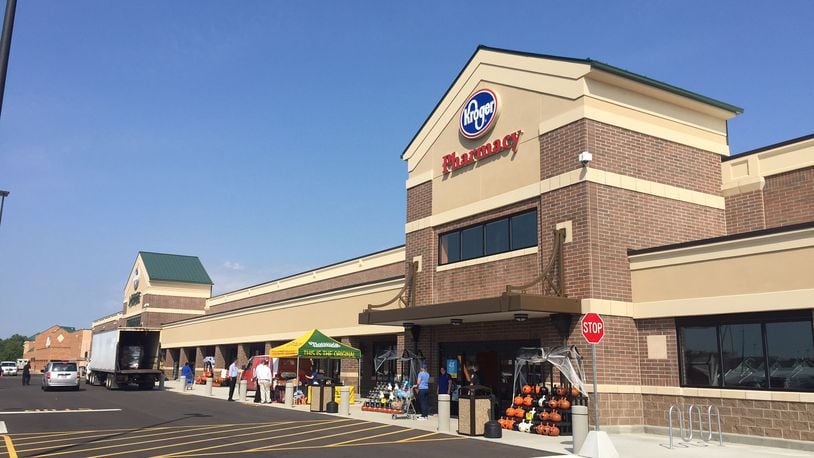 The new Kroger marketplace, located at 1161 E. Dayton-Yellow Springs Road in Fairborn, opened Thursday, Aug. 10, 2017. It is a 134,000-square-foot facility, the largest Kroger in the Dayton region, said Mike Gebhart, Fairborn s assistant city manager. The store is a $23 million investment for the Cincinnati-headquartered grocery retailer, and will employ approximately 350 workers. JAROD THRUSH / STAFF