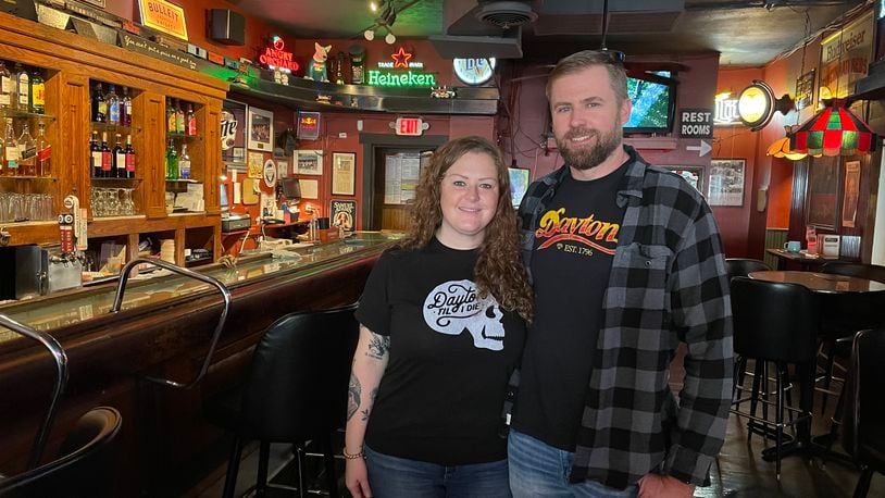 Laura and Brandon Zeller (pictured) are the new owners of The Oregon Express, located at 336 E. Fifth St. in Dayton. NATALIE JONES/STAFF