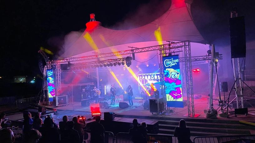 The fifth annual Corn Stand Jam, which provides funds for local mental health services, was held Sept. 30 at RiversEdge Amphitheater in Hamilton. The event features live music, games, food trucks and Rozzi's Fireworks. SUBMITTED PHOTO