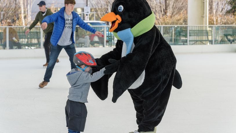 The MetroParks Ice Rink is welcoming back skaters on Friday, Nov. 25 (file photo). TOM GILLIAM / CONTRIBUTING PHOTOGRAPHER