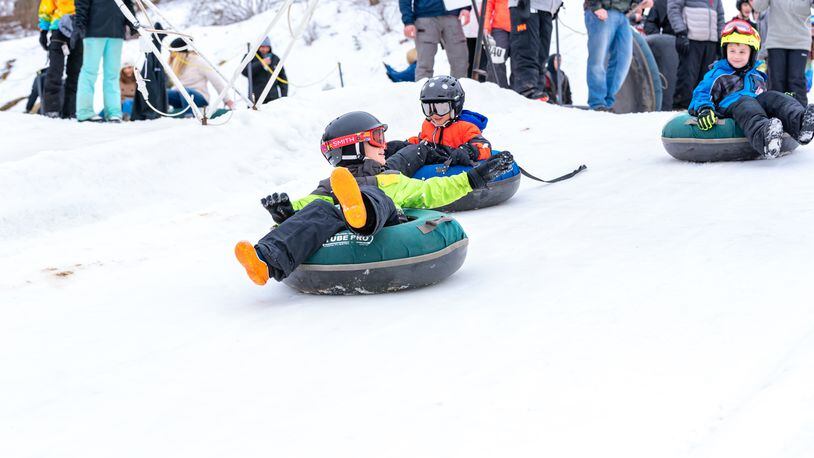 People enjoy the winter weather at Snow Trails ski and tubing resort in Mansfield. CONTRIBUTED PHOTOS FROM SNOW TRAILS