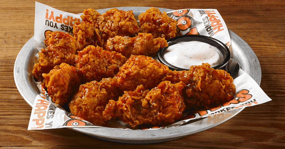 Free wings at Hooters on Valentine's Day when you 'Shred your Ex'