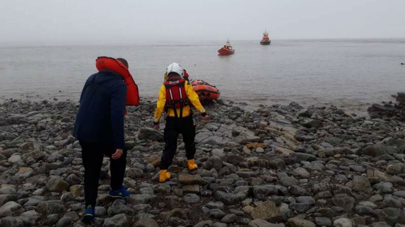 Three stranded sailors were rescued from a deserted island after going to shore for a night of drinking. (Photo: Royal National Lifeboat Institution)