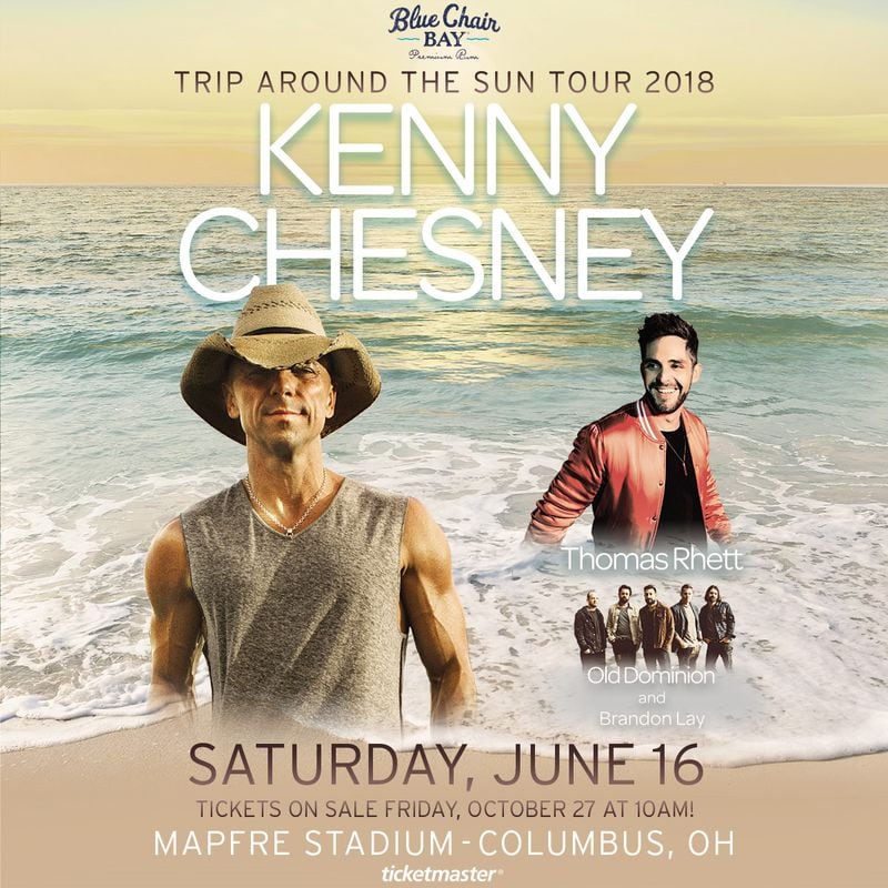 Kenny Chesney tour includes show at Columbus Crew stadium