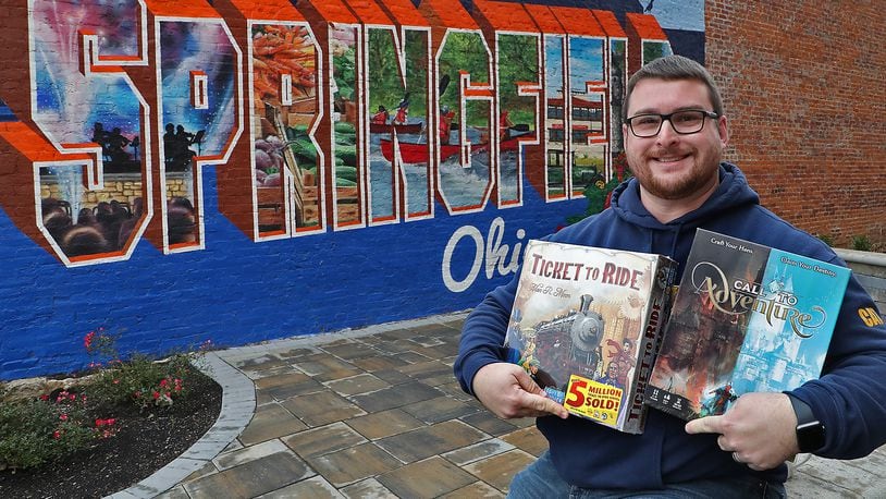 Brian True is trying to establish a cafe in Springfield that features a large selection of board games. BILL LACKEY/STAFF