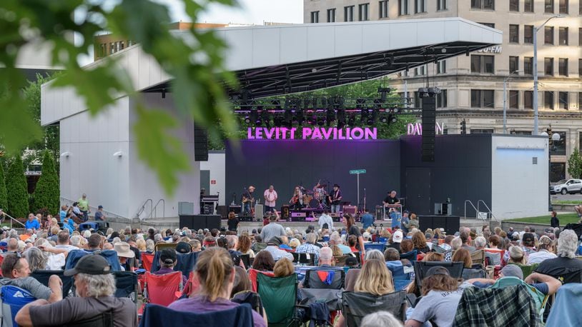 Central Ohio country rock band McGuffey Lane played a free concert at Levitt Pavilion in downtown Dayton on Friday, May 31, 2024 as part of the venue’s opening weekend for its summer concert series. Eleyet McConnell opened the show. TOM GILLIAM / CONTRIBUTING PHOTOGRAPHER