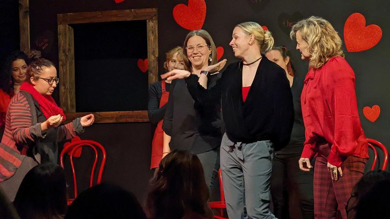 The Black Box Improv Theater recently hosted Galentine's Day. CONTRIBUTED