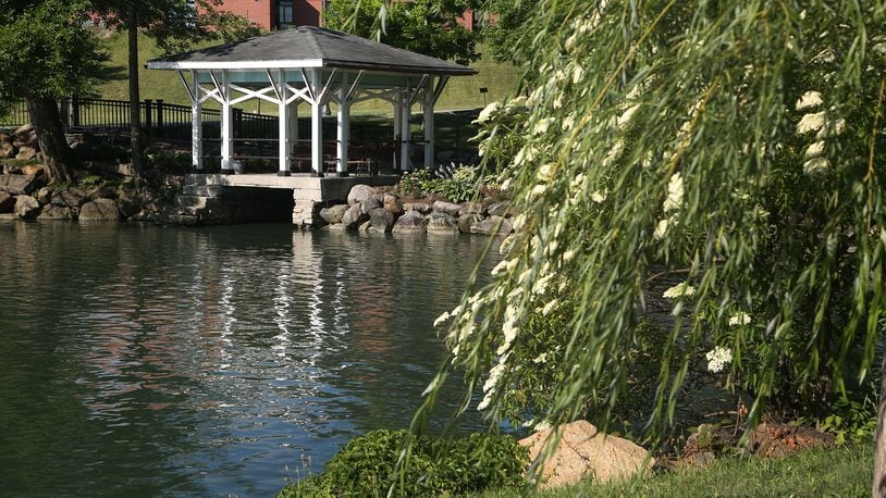 A secluded oasis is tucked away on the campus of the Dayton VA Medical Center. The Grotto Gardens, built by Civil War veterans as a sanctuary after the war, is a wonderful place to wander among historic structures and beautiful landscaping.  LISA POWELL / STAFF