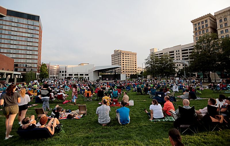 Levitt Pavilion in Dayton Where to park, what you can bring
