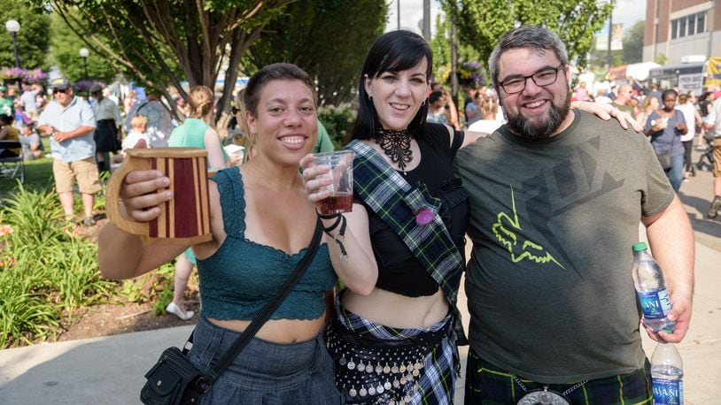 The Dayton Celtic Festival took over downtown at Riverscape MetroPark and the surrounding areas from Friday, July 26 to Sunday July, 28. The free festival featured workshops, vendors, food, beer, children’s activities and Irish music. TOM GILLIAM / CONTRIBUTING PHOTOGRAPHER