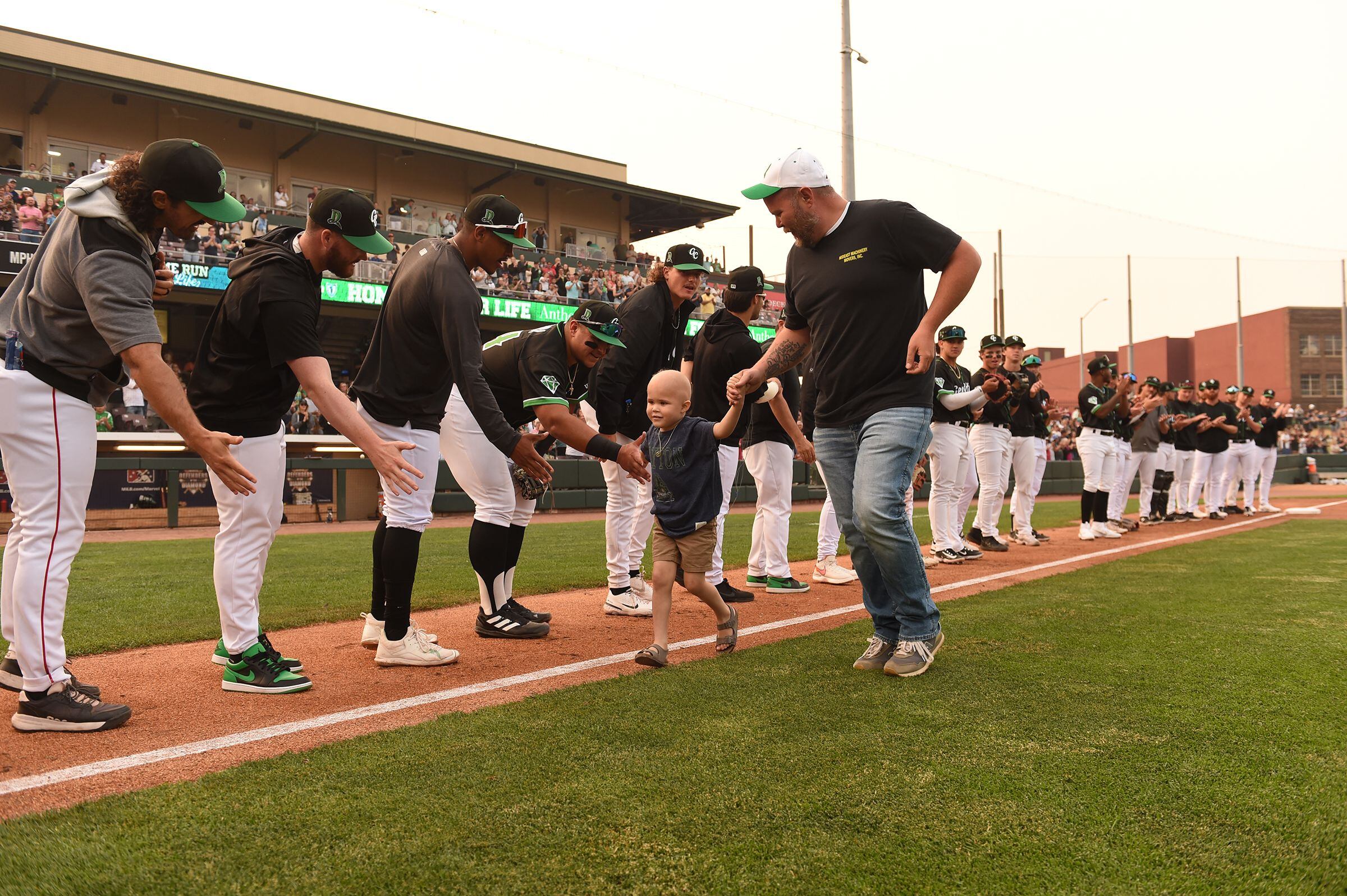 Running from - Dayton Dragons Professional Baseball Team