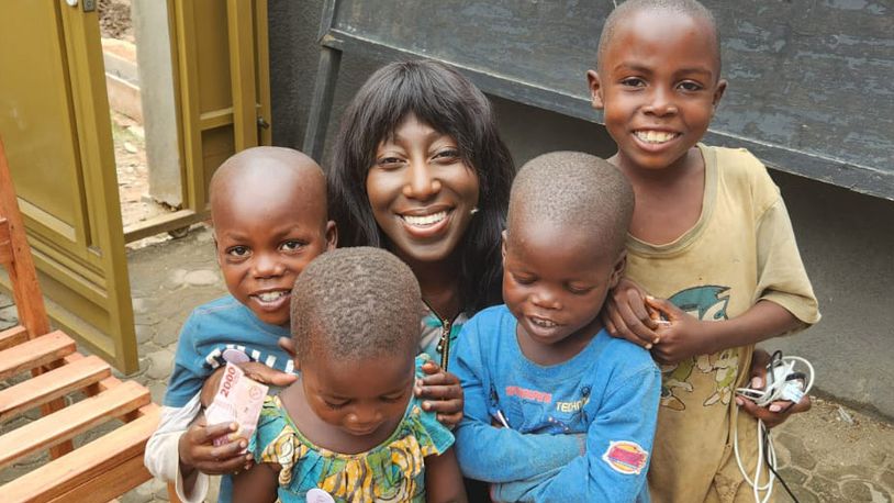 Angela Bingaya, a Master of Public Administration student at Wright State, helps people in need in Burundi and Dayton through her family’s nonprofit organization. CONTRIBUTED