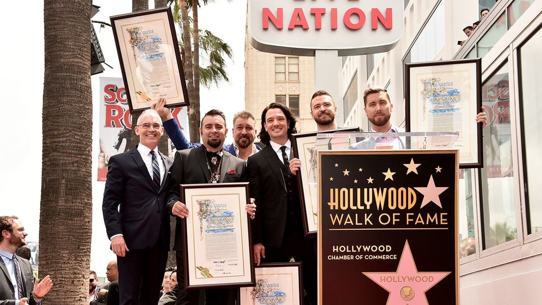Nsync Reunites For Hollywood Walk Of Fame Ceremony