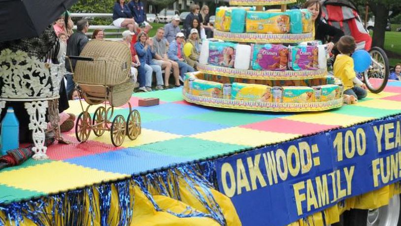 A noon parade is a part of Oakwood’s annual That Day in May celebration. FILE
