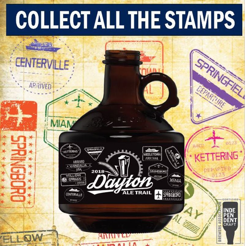 Dayton Ale Trail Dayton breweries passport program and growler