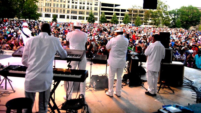 The Ohio Players (pictured), Faze-O, Zapp and other acts are featured in “Funk: The Sound of Dayton,” a new documentary created by 14 senior media production majors. The film premiers in the Roger Glass Center for the Arts at the University of Dayton on Thursday. CONTRIBUTED/DAVID A. MOODIE