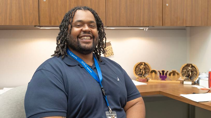 Keenan Woods is now the manager of the newly opened ALL Club Youth Collaborative - a program of Goodwill Easter Seals Miami Valley - designed for young people ages 14 - 22 struggling with mental health issues. CONTRIBUTED