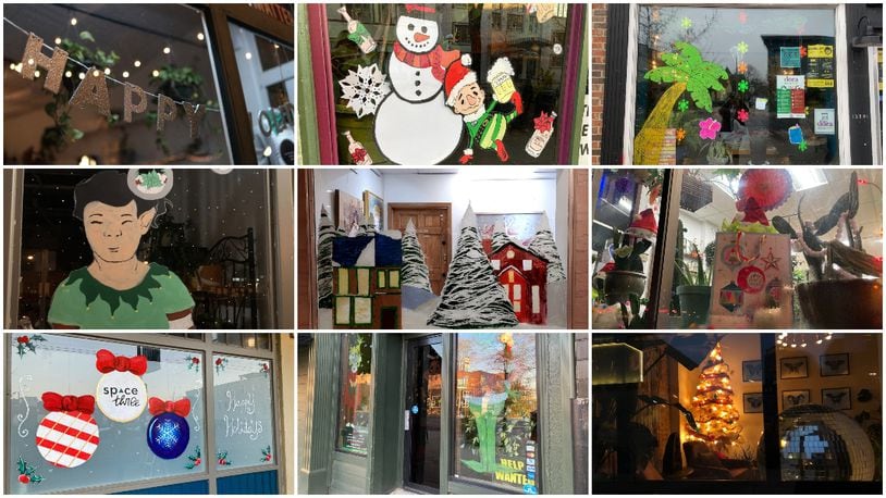 Sampling of Whimsical Windows contest entrants in 2020