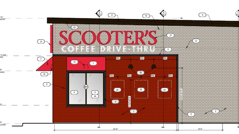 The Lebanon Planning Commission approved the site plan for the construction of a Scooter's Coffee Drive-Thru on West Main Street. CONTRIBUTED/CITY OF LEBANON